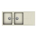 Carysil D200 Jazz Double Bowl with Drainer Kitchen Sink