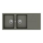 Carysil D200 Jazz Double Bowl with Drainer Kitchen Sink