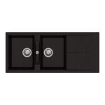 Carysil D200 Jazz Double Bowl with Drainer Kitchen Sink