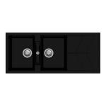 Carysil D200 Jazz Double Bowl with Drainer Kitchen Sink