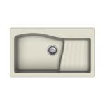 Carysil D100 New Ascend Single Bowl with Drainer Kitchen Sink