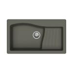 Carysil D100 New Ascend Single Bowl with Drainer Kitchen Sink
