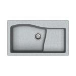 Carysil D100 New Ascend Single Bowl with Drainer Kitchen Sink