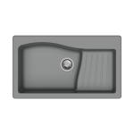 Carysil D100 New Ascend Single Bowl with Drainer Kitchen Sink