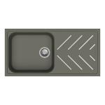 Carysil D100L Inox New Beethoven Single Bowl kitchen sink with Drainer