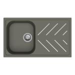 Carysil D100 New Beethoven Single Bowl with Drainer Kitchen Sink