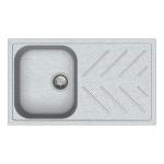 Carysil D100 New Beethoven Single Bowl with Drainer Kitchen Sink