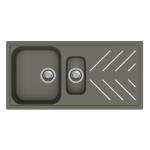 Carysil D150 New Beethoven One and Half Bowl Kitchen Sink with Drainer