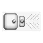 Carysil D150 New Beethoven One and Half Bowl Kitchen Sink with Drainer