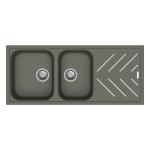 Carysil D200 New Beethoven Two Bowl with Drainer Kitchen Sink