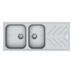 Carysil D200 New Beethoven Two Bowl with Drainer Kitchen Sink