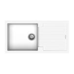 Carysil D100L Rimo Single Bowl with Drainer Kitchen Sink