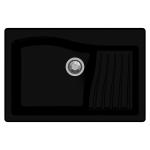 Carysil D100 Swan Single Bowl with Drainer Kitchen Sink