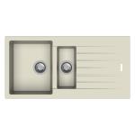 Carysil D150 Tip Toe Single with Drainer Kitchen Sink