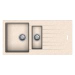 Carysil D150 Tip Toe Single with Drainer Kitchen Sink