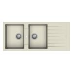 Carysil D200 Tip Toe Double Bowl with Drainer Kitchen Sink