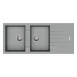 Carysil D200 Tip Toe Double Bowl with Drainer Kitchen Sink