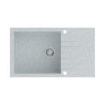 Carysil D100B Tip Toe Single Bowl with Drainer Kitchen Sink