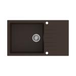 Carysil D100B Tip Toe Single Bowl with Drainer Kitchen Sink