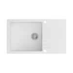 Carysil D100B Tip Toe Single Bowl with Drainer Kitchen Sink