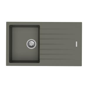 Carysil D100 Tip Toe Single Bowl with Drainer Kitchen Sink