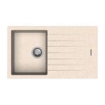 Carysil D100 Tip Toe Single Bowl with Drainer Kitchen Sink