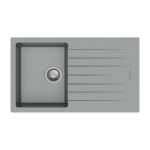Carysil D100 Tip Toe Single Bowl with Drainer Kitchen Sink