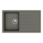 Carysil D100 Vivaldi Single Bowl with Drainer Kitchen Sink