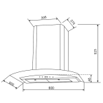 Lino Neo 60 Designer Chimney