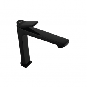 PILLAR COCK TAP TALL IN CHROME BLACK