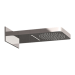 2 FUNCTIONS WATERFALL TOP RAIN SHOWER
