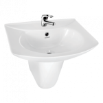 Studio Half Pedestal Wash Basin