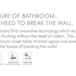 Tankless S2 Wall Mounted EWC Square