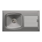 Carysil Vogue Single Bowl With Drainer 32x18x6