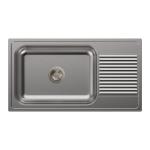 Carysil Vogue Single Bowl With Drainer 40x20x8