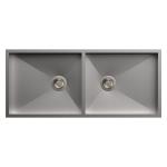 Carysil Quadro Double Bowl 40x20x8