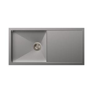 Carysil Micro Radius R10 Single Bowl with Drainer 40x20x8