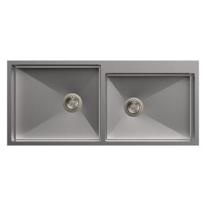 Carysil Quadro Single Bowl with Drainer 45x20x9